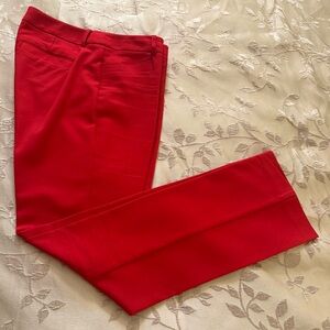 Express Columnist dress Pants - Red- size 8R